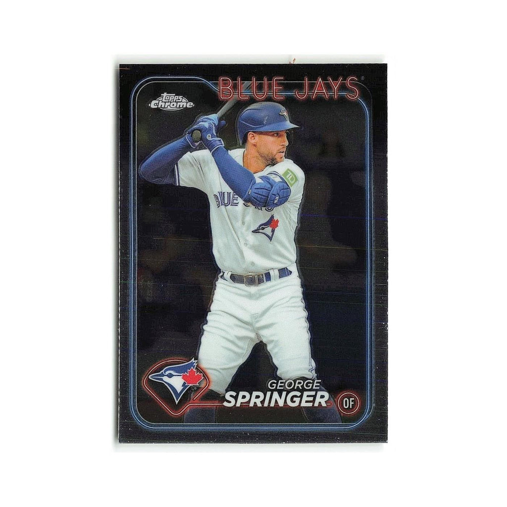 George Springer 2024 Topps Chrome #134 Toronto Blue Jays Baseball Card NM