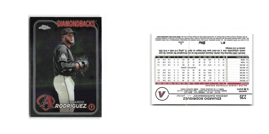 Eduardo Rodriguez 2024 Topps Chrome #235 Arizona Diamondbacks Baseball Card NM