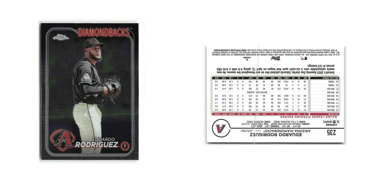 Eduardo Rodriguez 2024 Topps Chrome #235 Arizona Diamondbacks Baseball Card NM