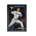 Eury Pérez 2024 Topps Chrome #6 Miami Marlins Baseball Card NM
