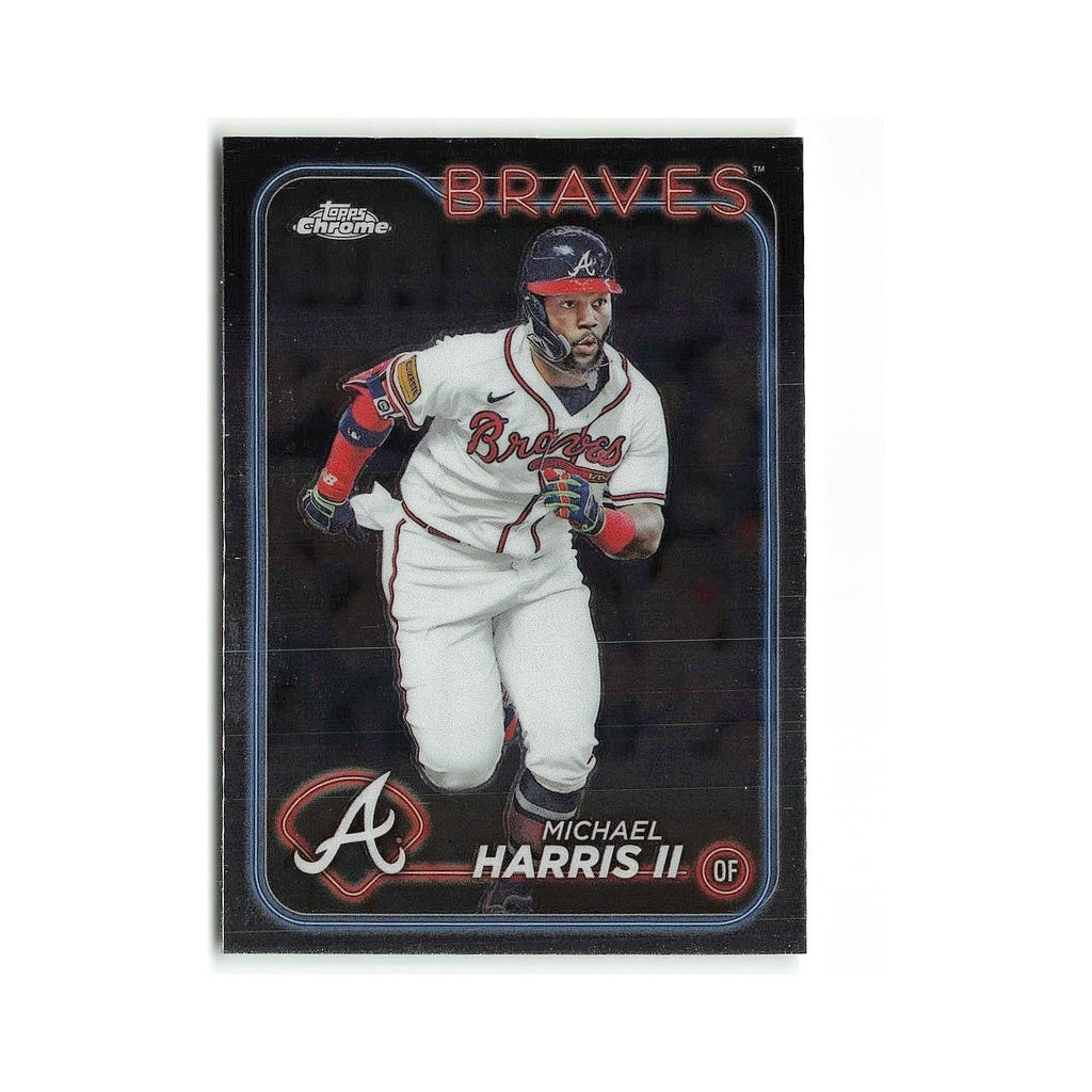 Michael Harris II 2024 Topps Chrome #52 Atlanta Braves Baseball Card NM