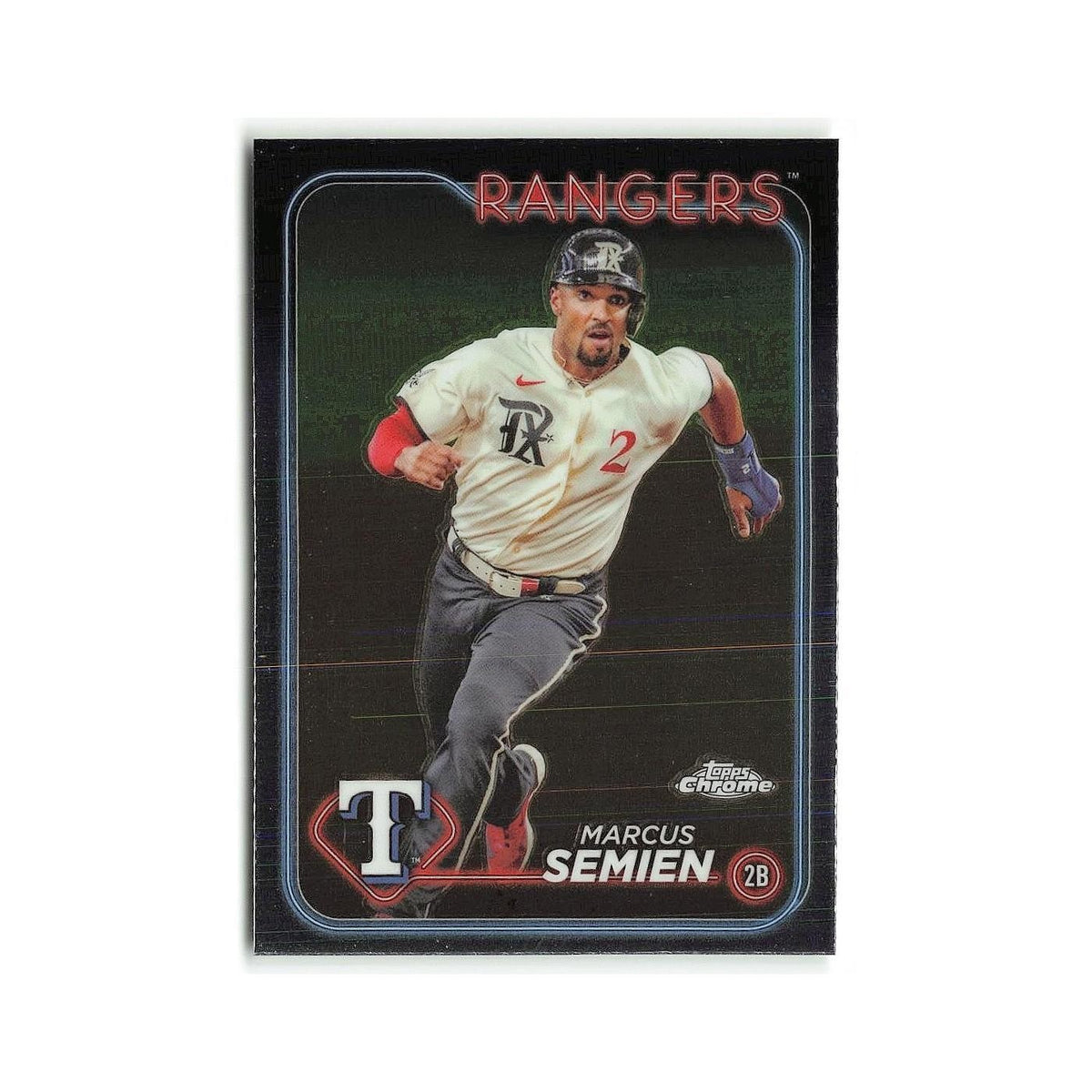 Marcus Semien 2024 Topps Chrome #102 Texas Rangers Baseball Card NM