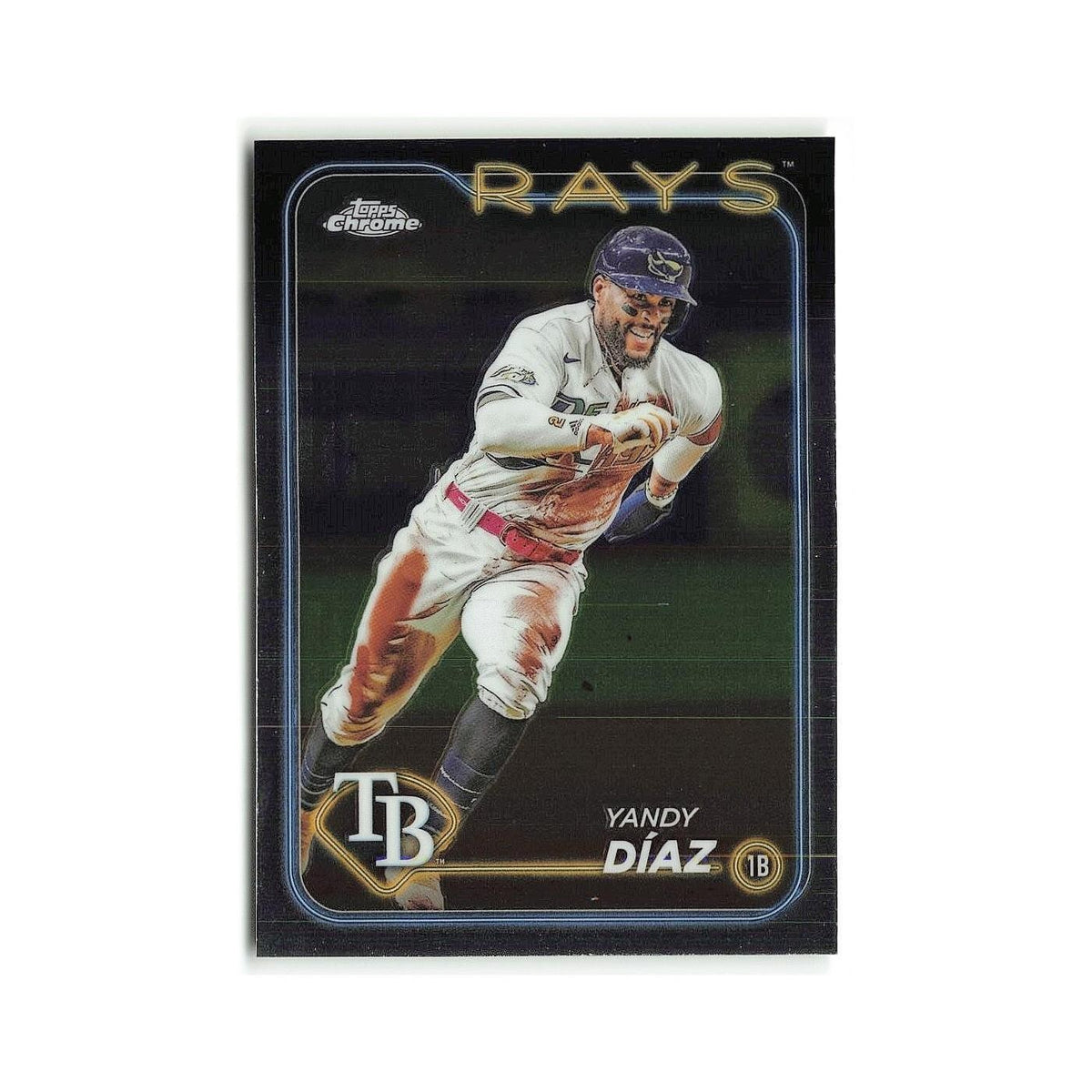 Yandy Díaz 2024 Topps Chrome #107 Tampa Bay Rays Baseball Card NM