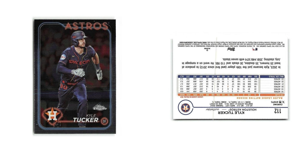 Kyle Tucker 2024 Topps Chrome #112 Houston Astros Baseball Card NM