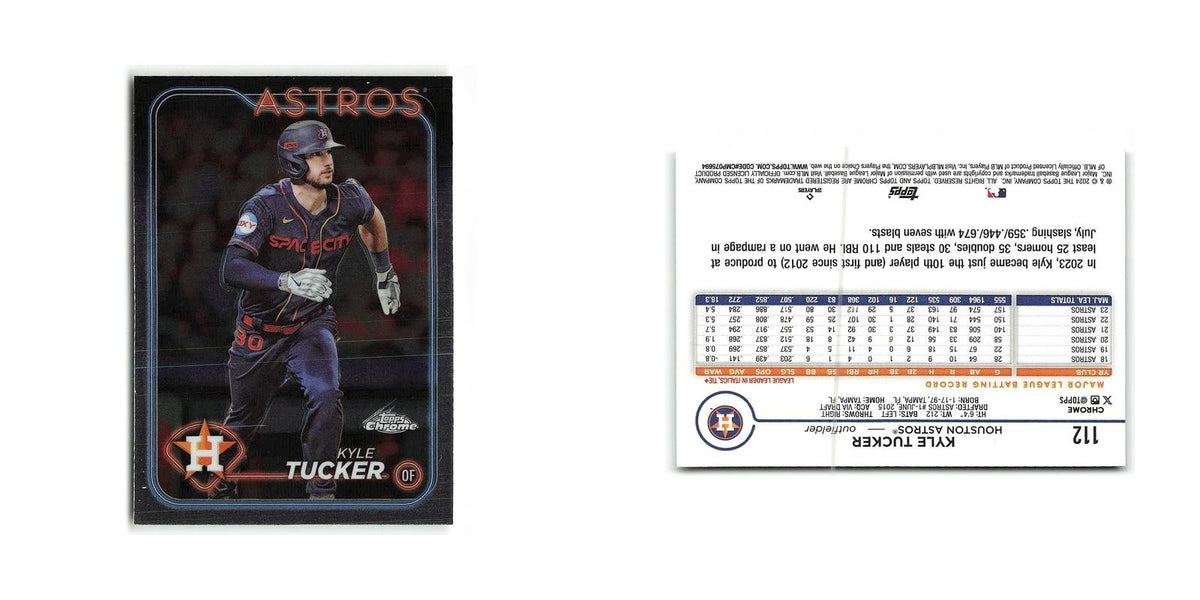 Kyle Tucker 2024 Topps Chrome #112 Houston Astros Baseball Card NM