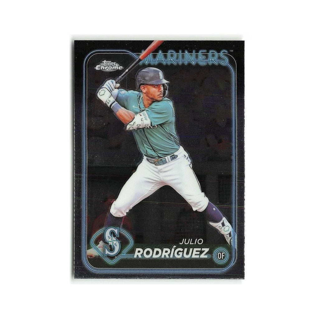 Julio Rodríguez 2024 Topps Chrome #300 Seattle Mariners Baseball Card NM