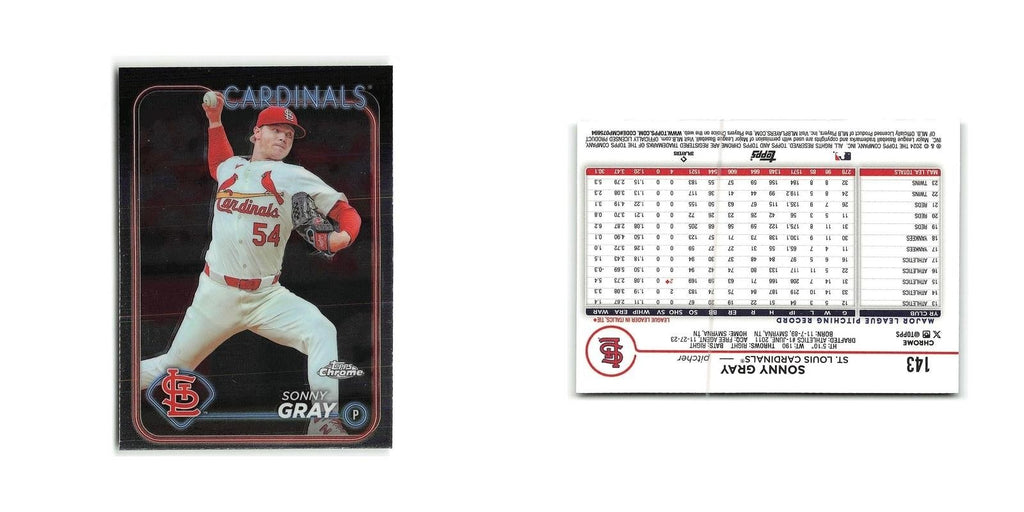 Sonny Gray 2024 Topps Chrome #143 St. Louis Cardinals Baseball Card NM