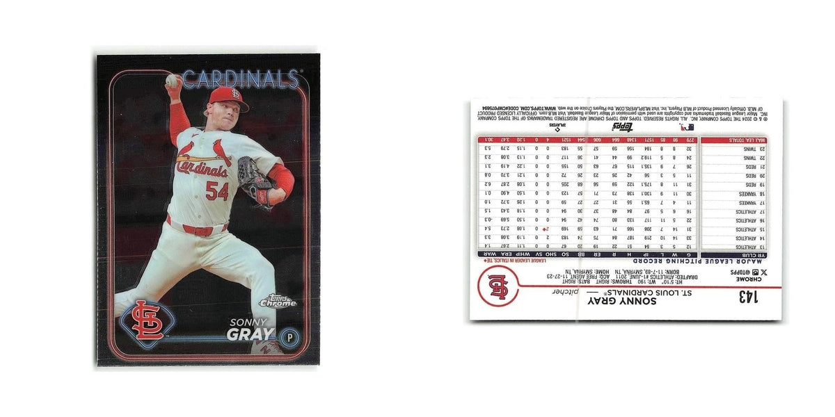 Sonny Gray 2024 Topps Chrome #143 St. Louis Cardinals Baseball Card NM
