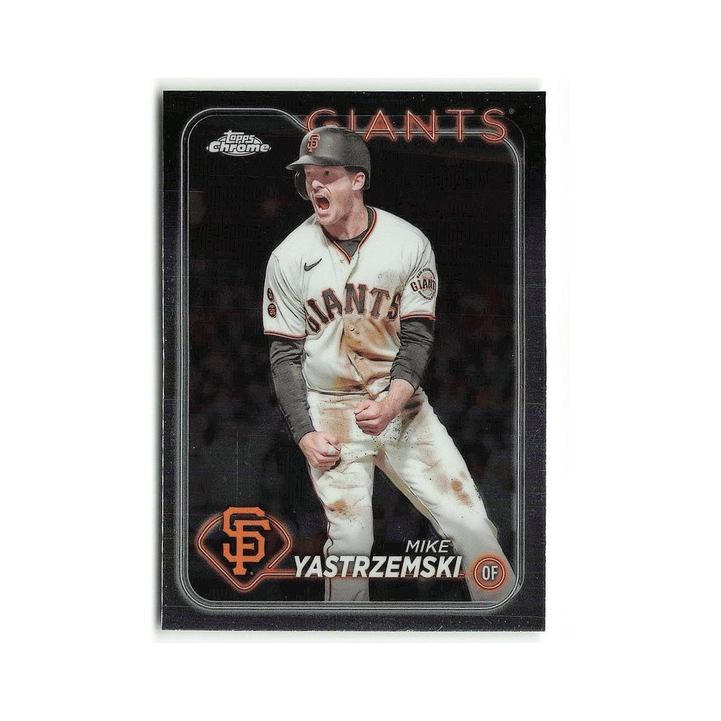 Mike Yastrzemski 2024 Topps Chrome #87 San Francisco Giants Baseball Card NM