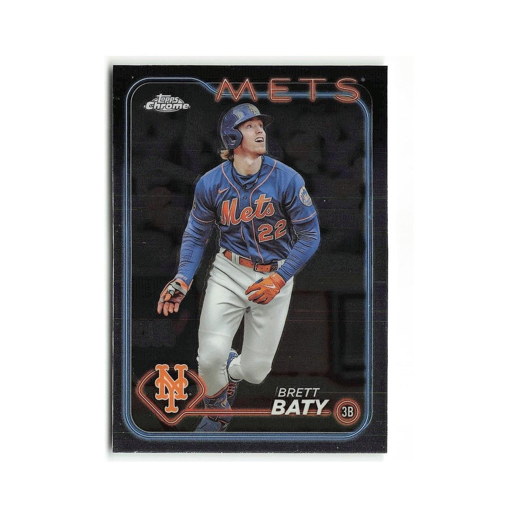 Brett Baty 2024 Topps Chrome #17 New York Mets Baseball Card NM