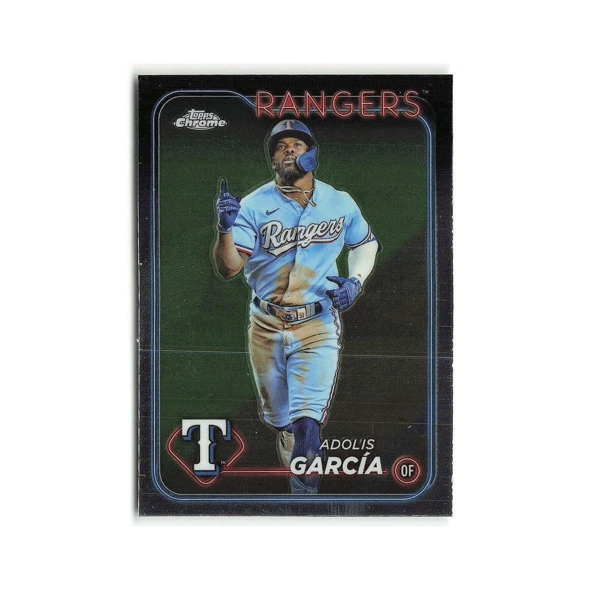 Adolis García 2024 Topps Chrome #114 Texas Rangers Baseball Card NM
