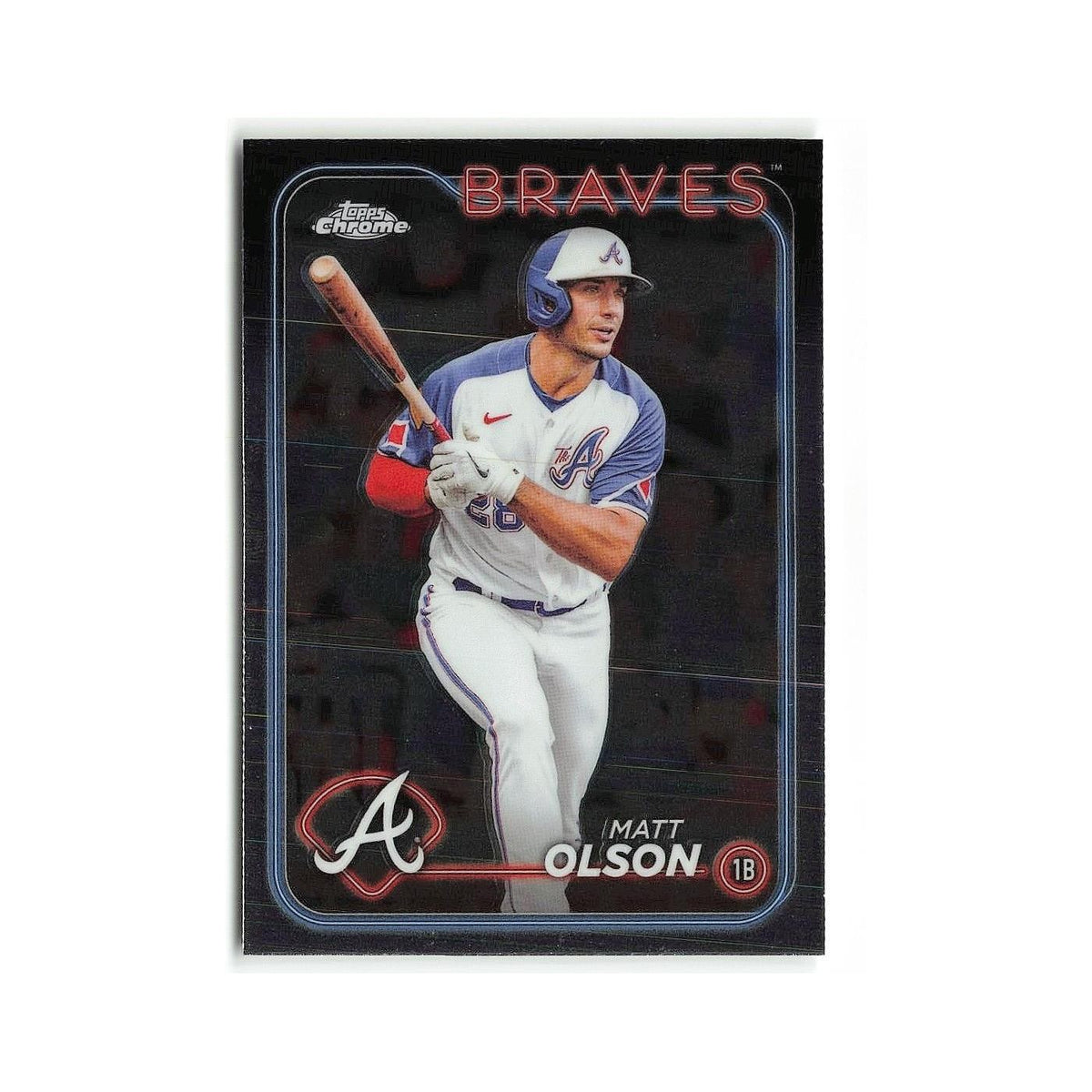 Matt Olson 2024 Topps Chrome #23 Atlanta Braves Baseball Card NM