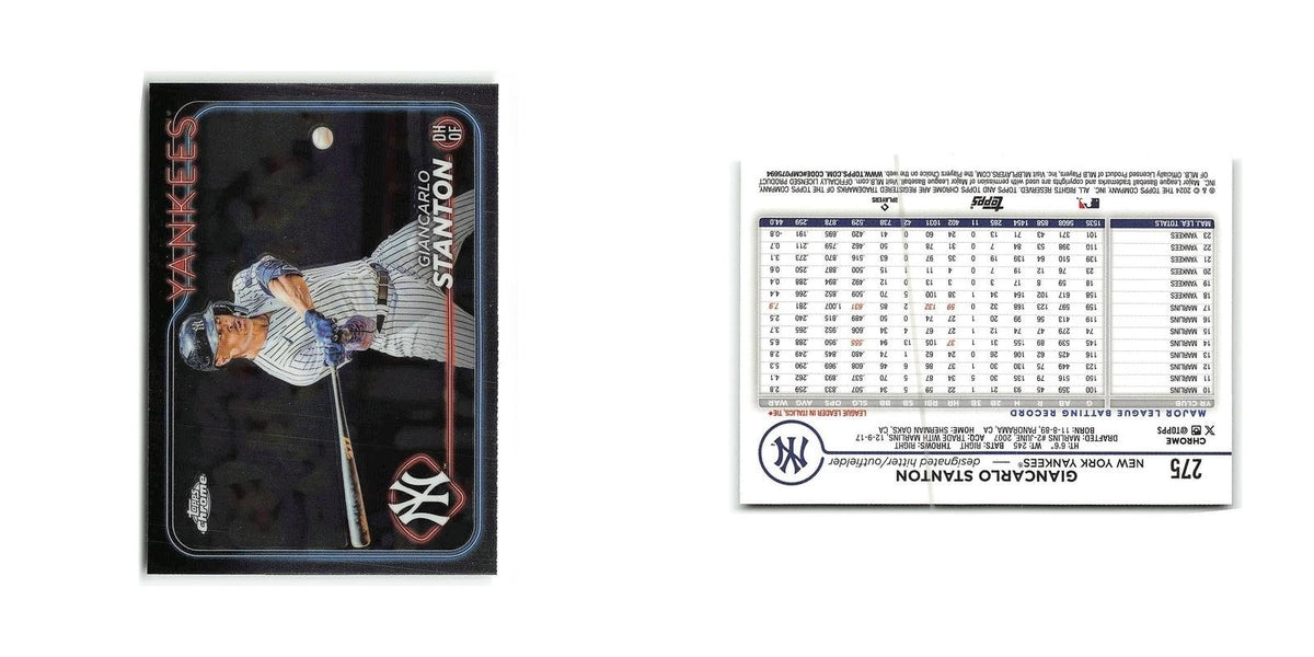 Giancarlo Stanton 2024 Topps Chrome #275 New York Yankees Baseball Card NM