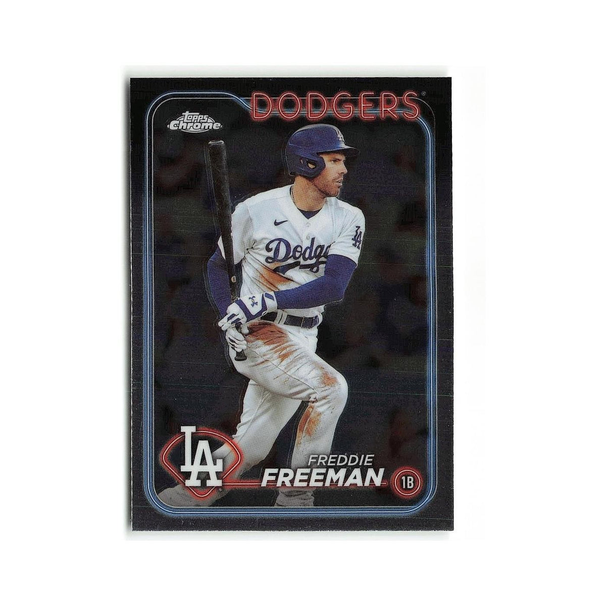 Freddie Freeman 2024 Topps Chrome #4 Los Angeles Dodgers Baseball Card NM