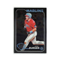 Jake Burger 2024 Topps Chrome #108 Miami Marlins Baseball Card NM
