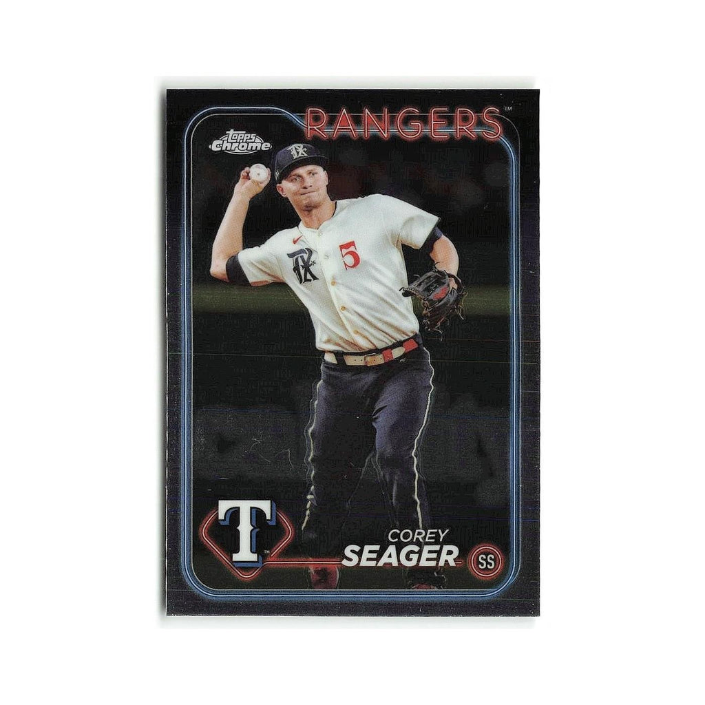 Corey Seager 2024 Topps Chrome #100 Texas Rangers Baseball Card NM