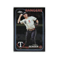 Corey Seager 2024 Topps Chrome #100 Texas Rangers Baseball Card NM