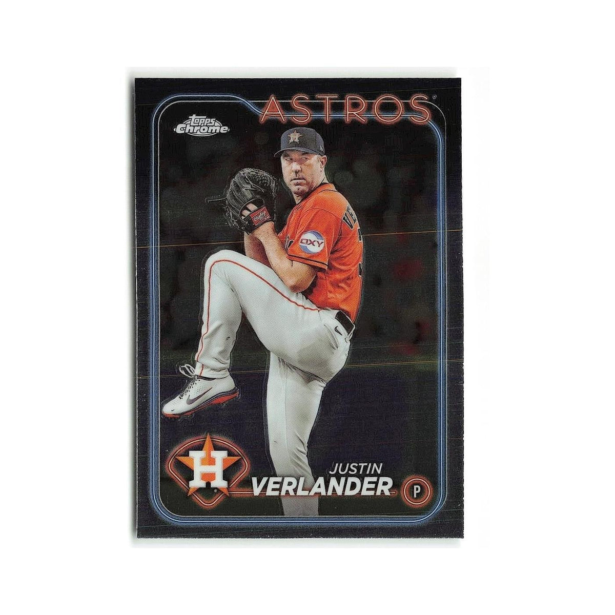 Justin Verlander 2024 Topps Chrome #291 Houston Astros Baseball Card NM