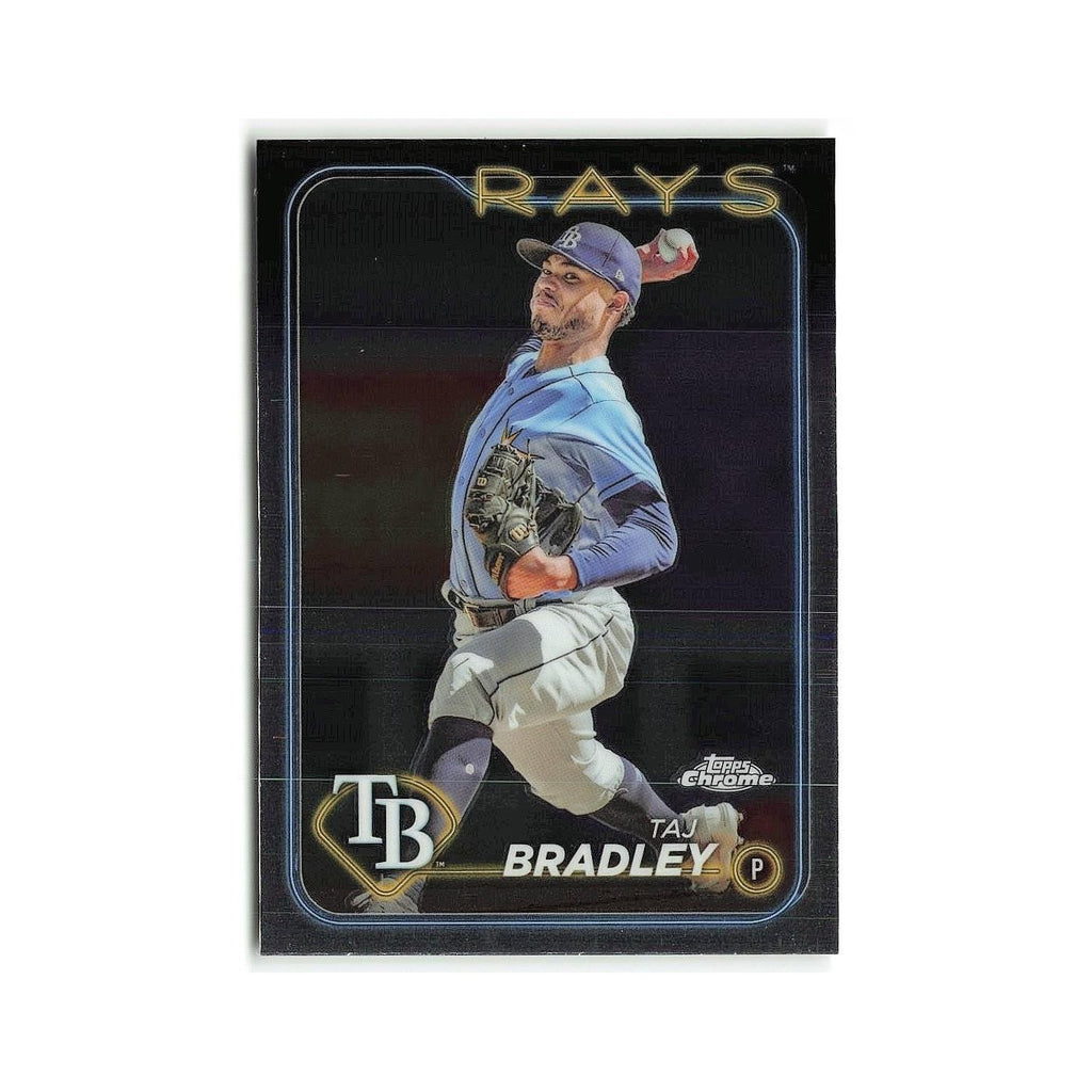 Taj Bradley 2024 Topps Chrome #83 Tampa Bay Rays Baseball Card NM