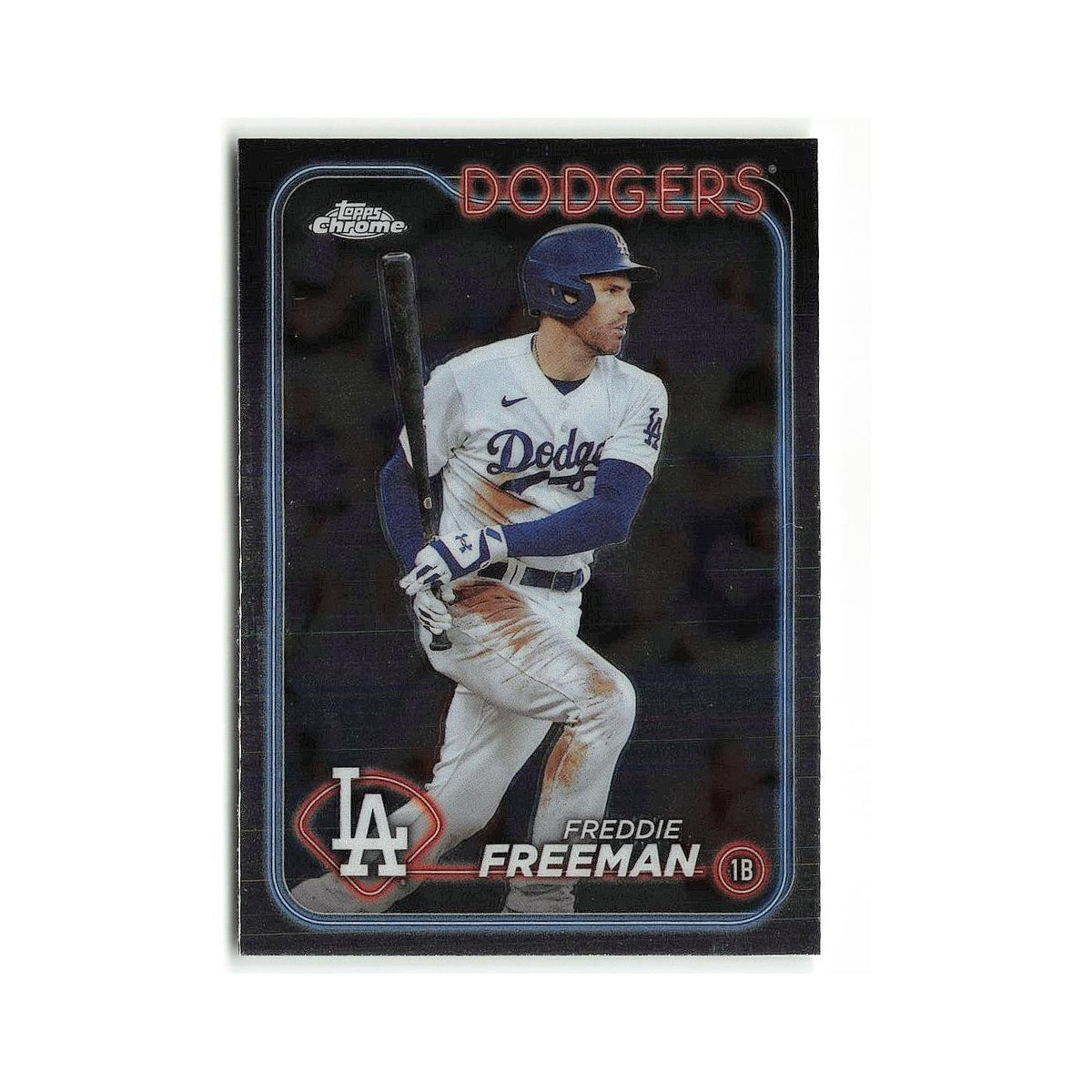 Freddie Freeman 2024 Topps Chrome #4 Los Angeles Dodgers Baseball Card NM