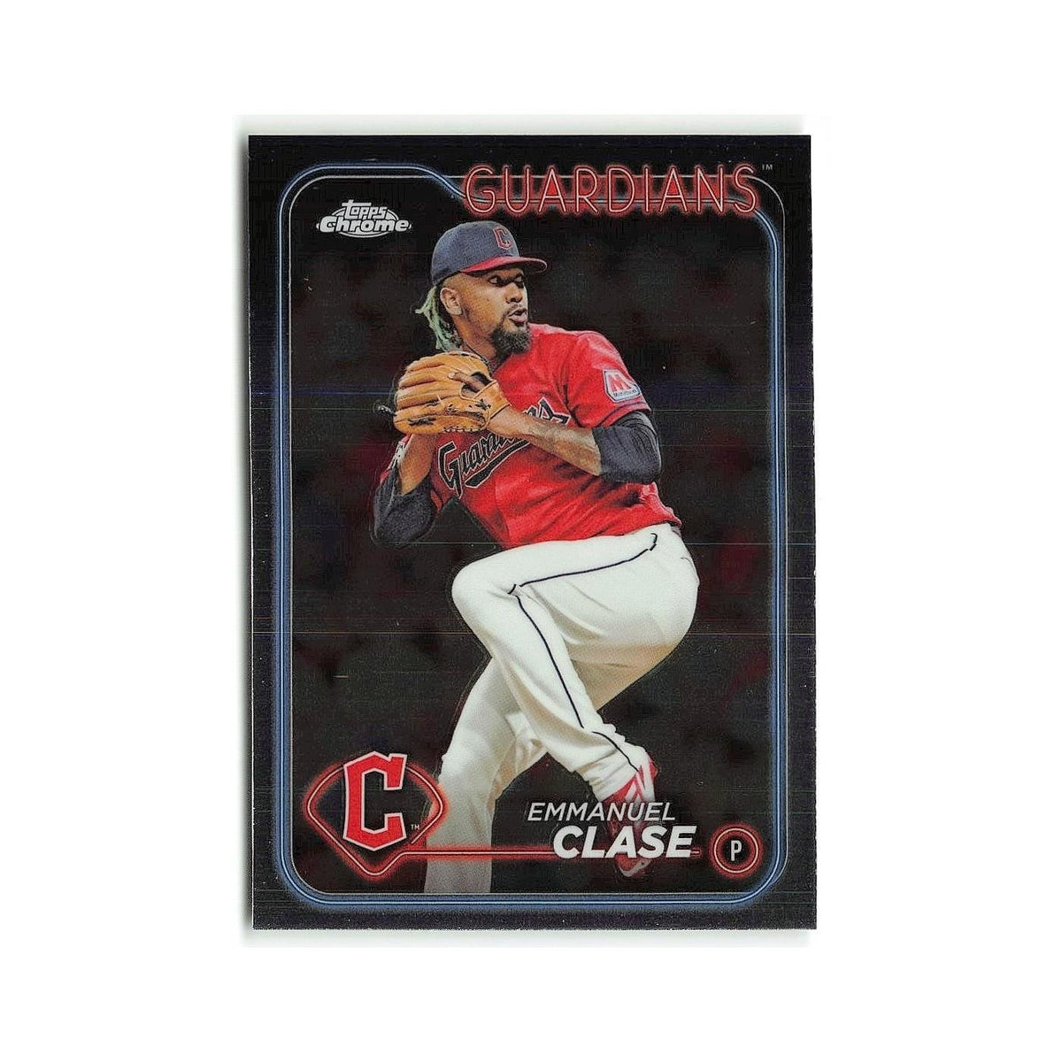 Emmanuel Clase 2024 Topps Chrome #166 Cleveland Guardians Baseball Card NM