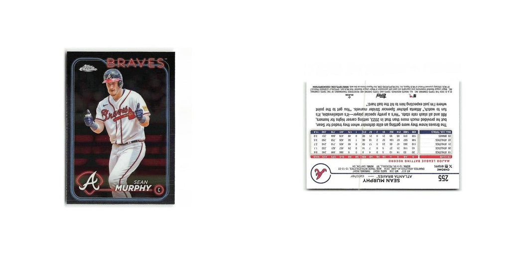 Sean Murphy 2024 Topps Chrome #255 Atlanta Braves Baseball Card NM