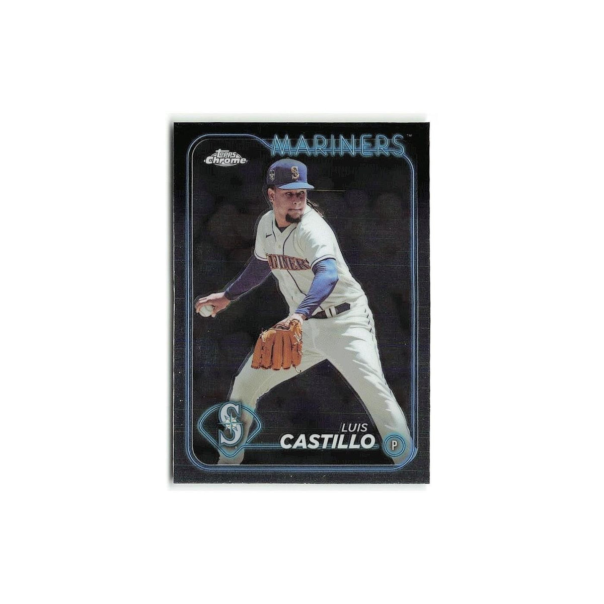 Luis Castillo 2024 Topps Chrome #129 Seattle Mariners Baseball Card NM