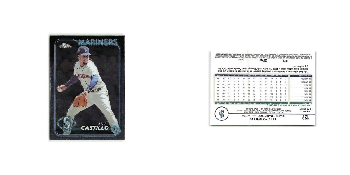 Luis Castillo 2024 Topps Chrome #129 Seattle Mariners Baseball Card NM