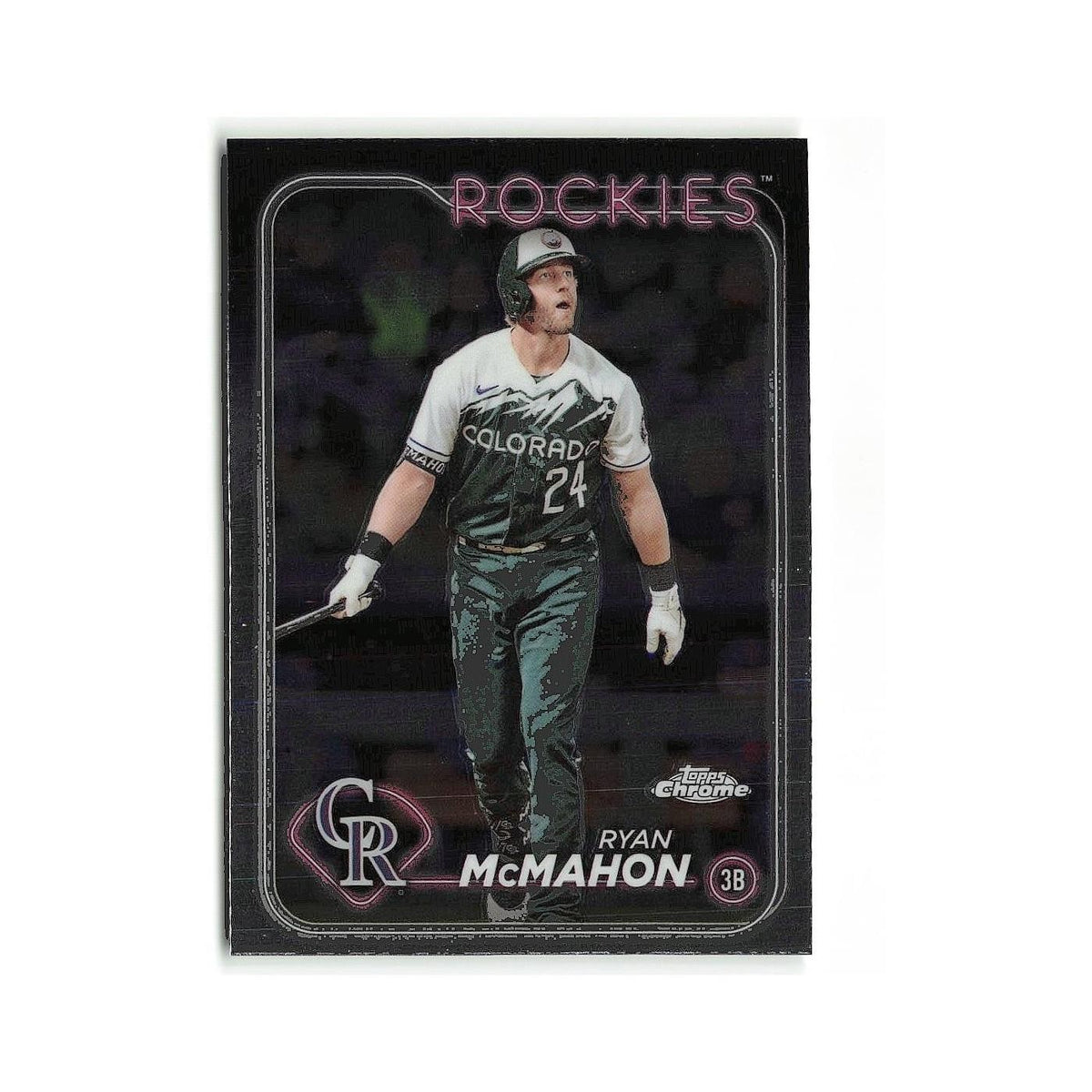 Ryan McMahon 2024 Topps Chrome #299 Colorado Rockies Baseball Card NM