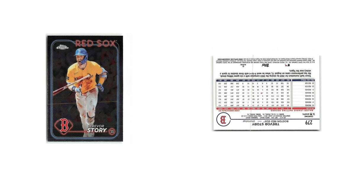 Trevor Story 2024 Topps Chrome #279 Boston Red Sox Baseball Card NM