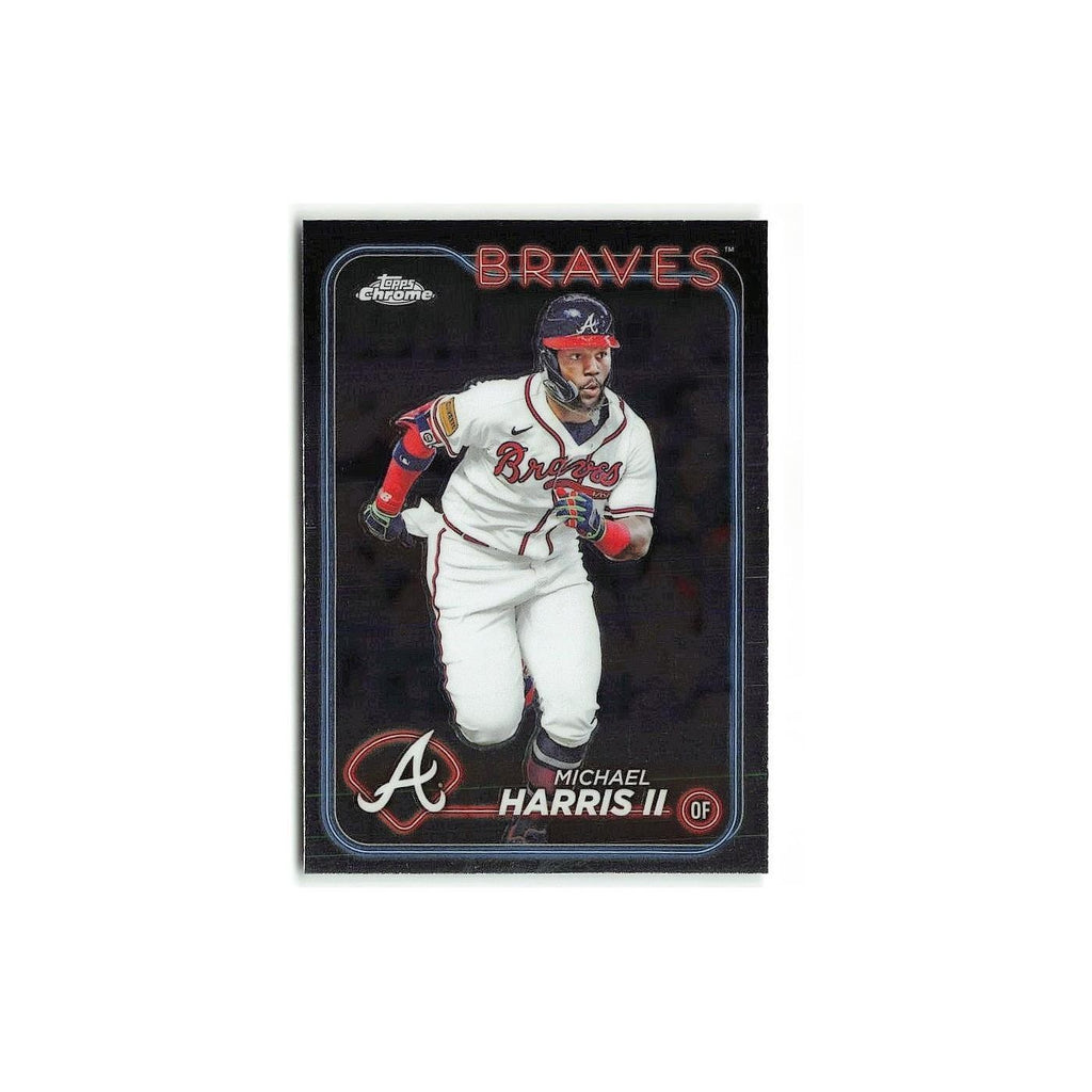 Michael Harris II 2024 Topps Chrome #52 Atlanta Braves Baseball Card NM