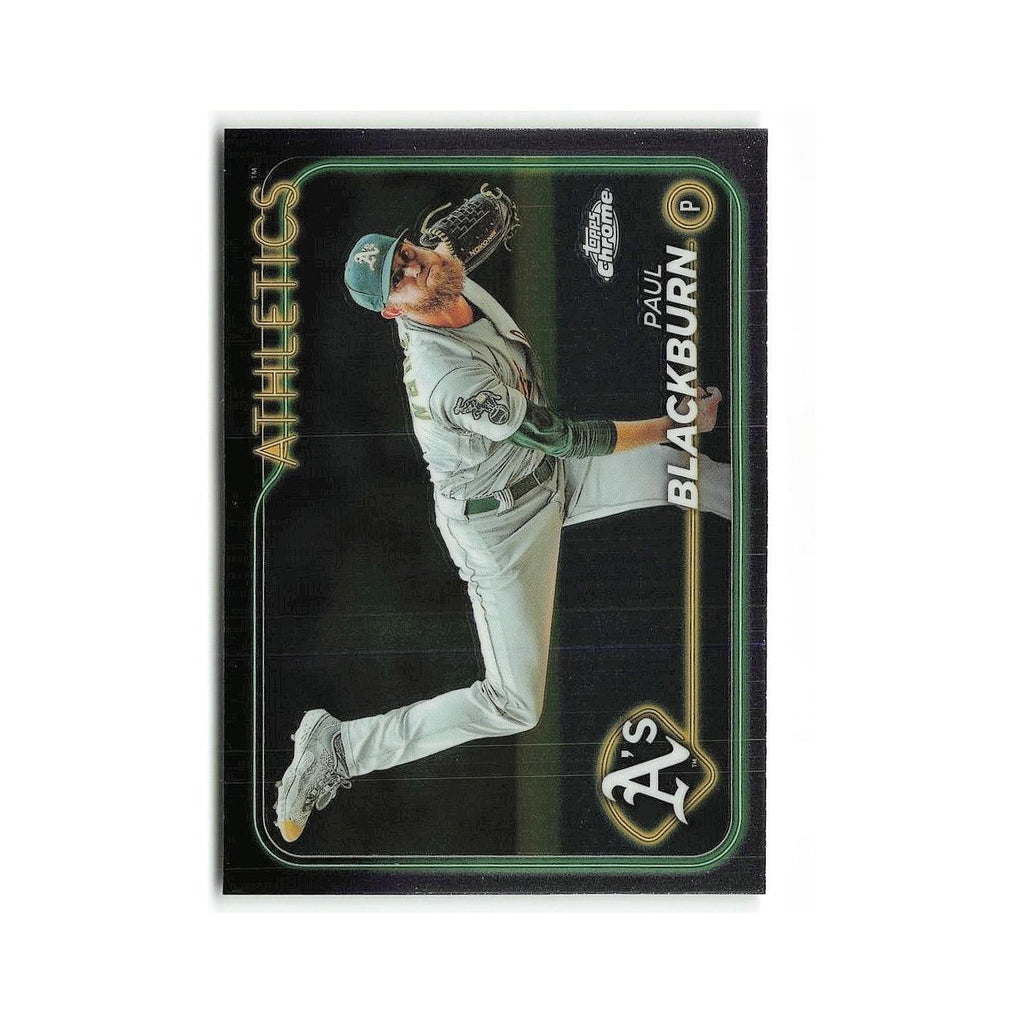 Paul Blackburn 2024 Topps Chrome #43 Oakland Athletics Baseball Card NM