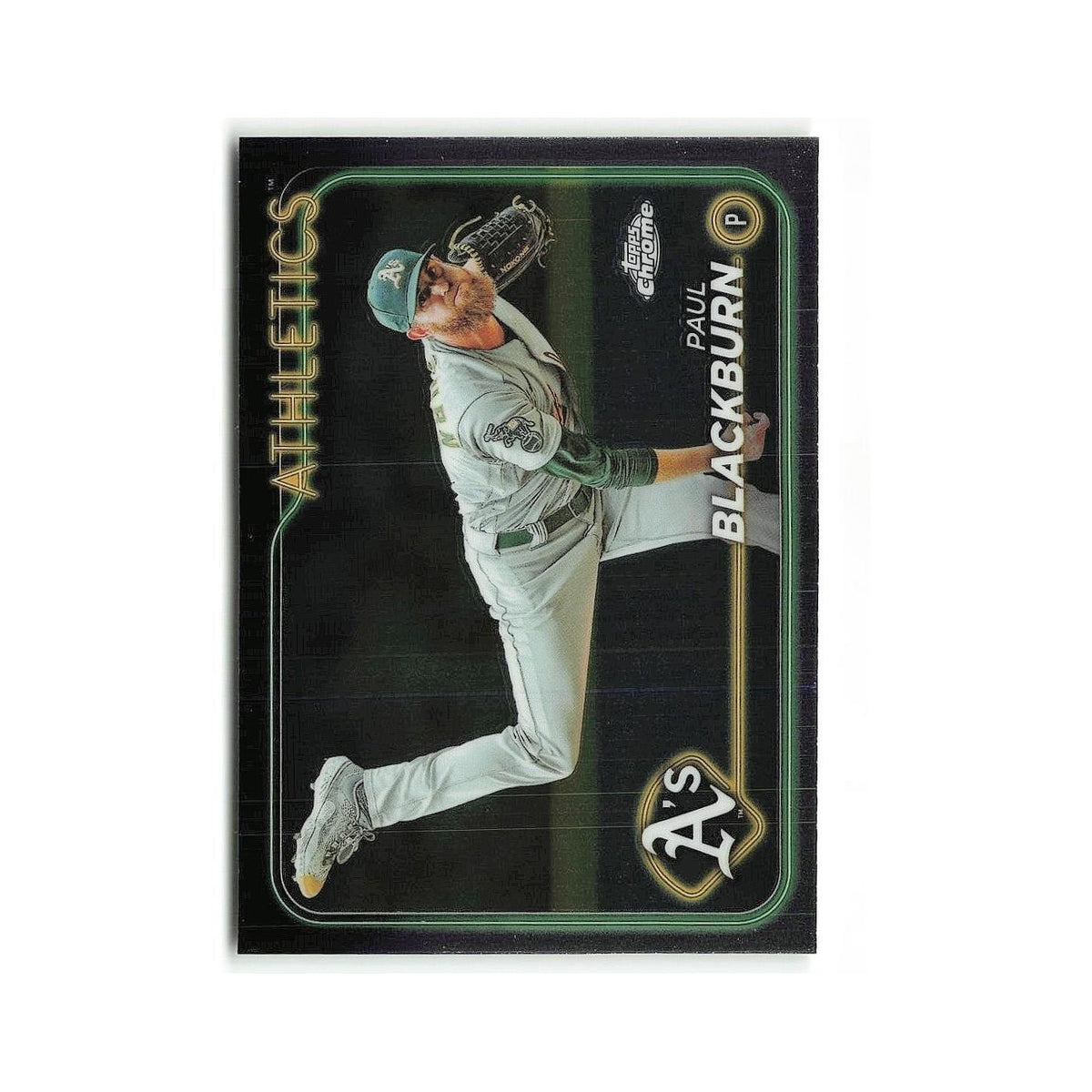 Paul Blackburn 2024 Topps Chrome #43 Oakland Athletics Baseball Card NM