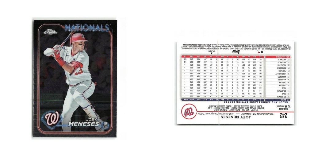 Joey Meneses 2024 Topps Chrome #242 Washington Nationals Baseball Card NM