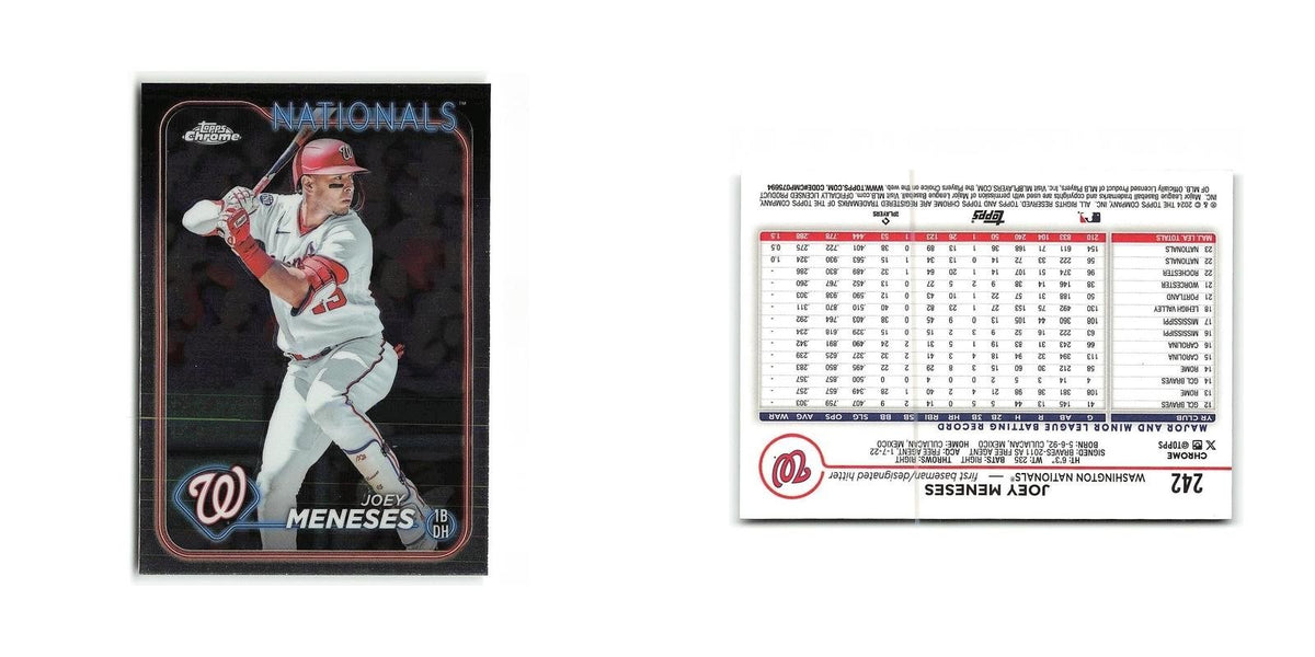 Joey Meneses 2024 Topps Chrome #242 Washington Nationals Baseball Card NM