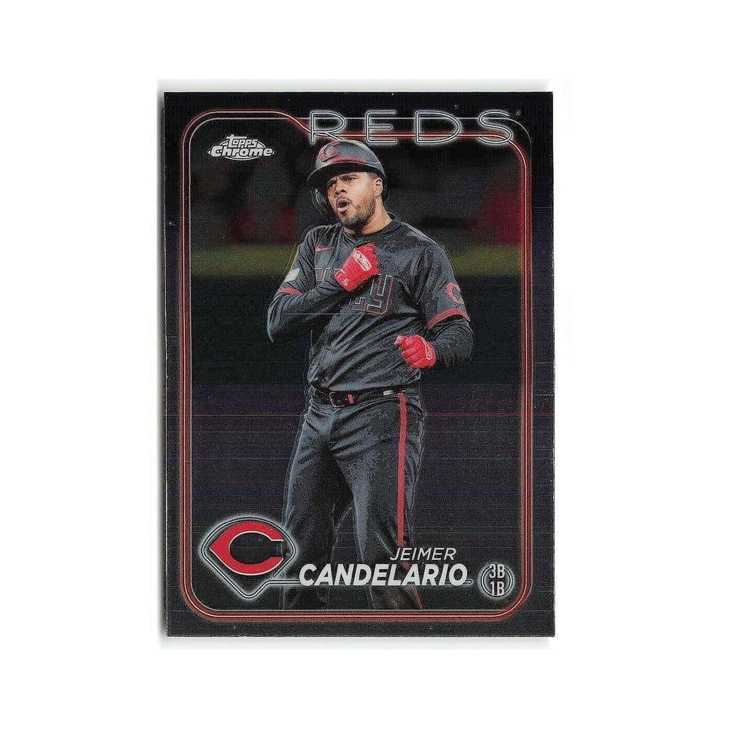 Jeimer Candelario 2024 Topps Chrome #239 Cincinnati Reds Baseball Card NM