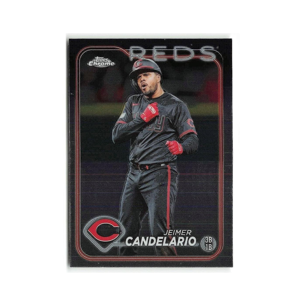 Jeimer Candelario 2024 Topps Chrome #239 Cincinnati Reds Baseball Card NM