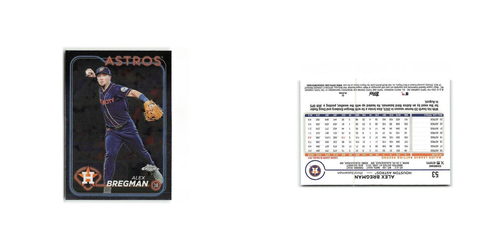 Alex Bregman 2024 Topps Chrome #53 Houston Astros Baseball Card NM