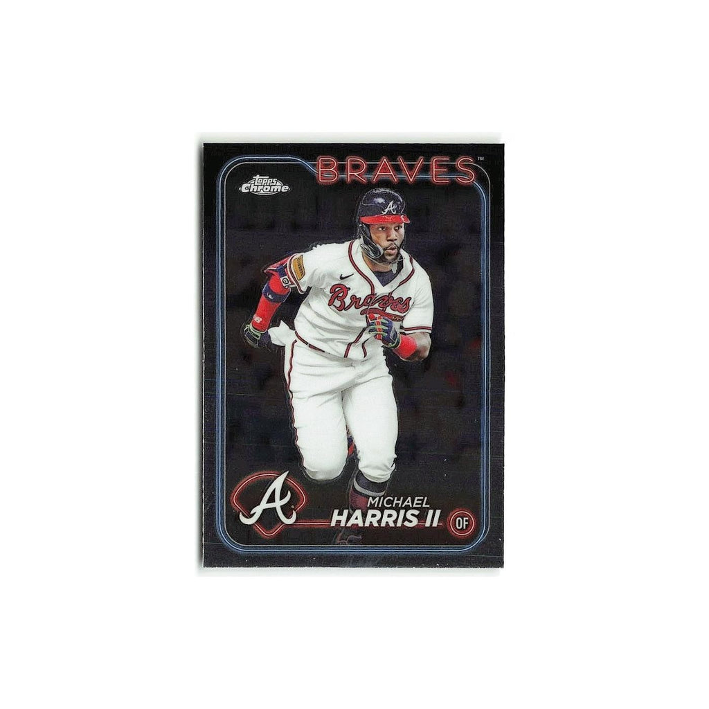 Michael Harris II 2024 Topps Chrome #52 Atlanta Braves Baseball Card NM