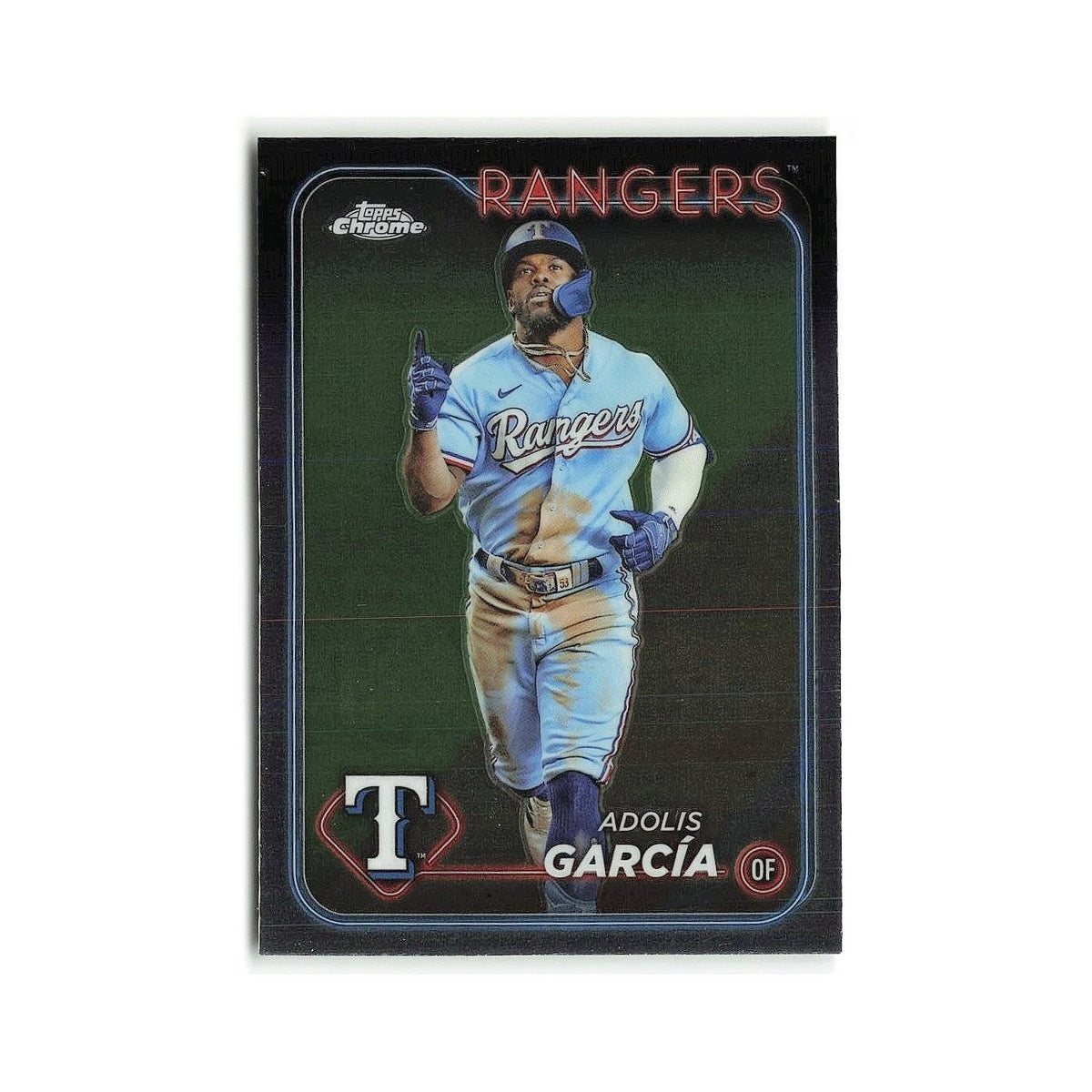 Adolis García 2024 Topps Chrome #114 Texas Rangers Baseball Card NM