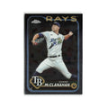 Shane McClanahan 2024 Topps Chrome #135 Tampa Bay Rays Baseball Card NM