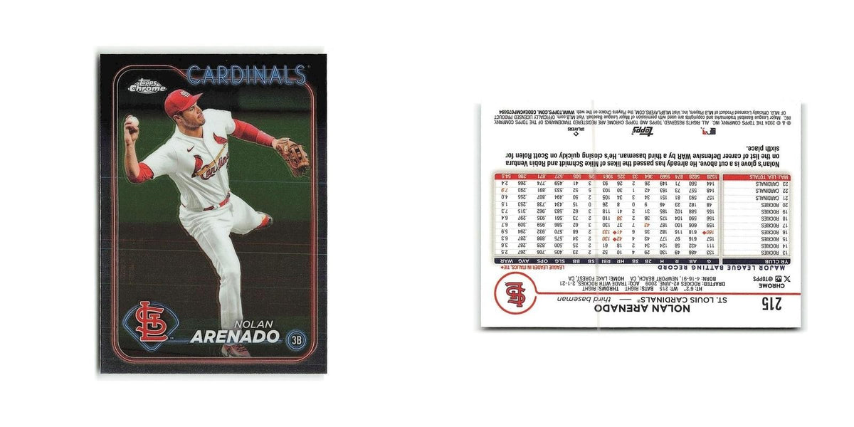 Nolan Arenado 2024 Topps Chrome #215 St. Louis Cardinals Baseball Card NM