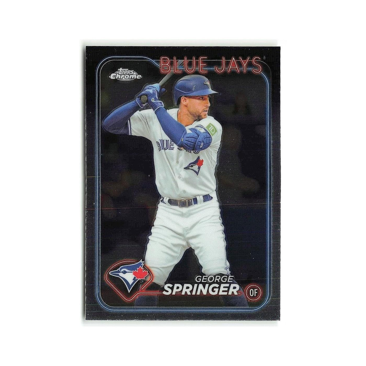 George Springer 2024 Topps Chrome #134 Toronto Blue Jays Baseball Card NM