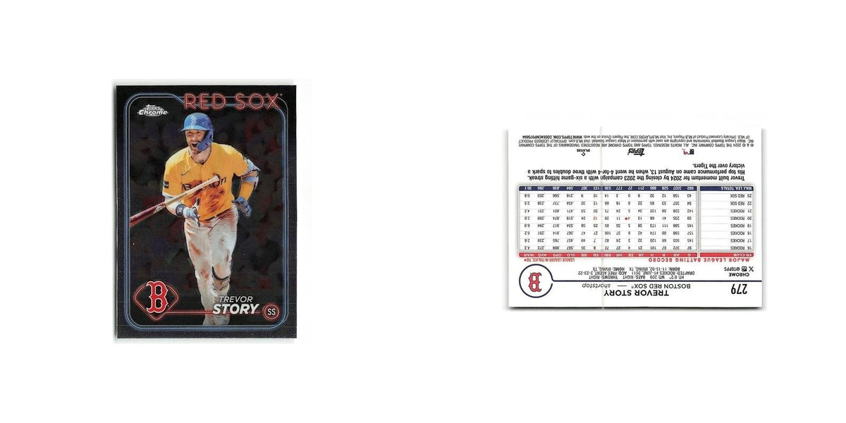 Trevor Story 2024 Topps Chrome #279 Boston Red Sox Baseball Card NM