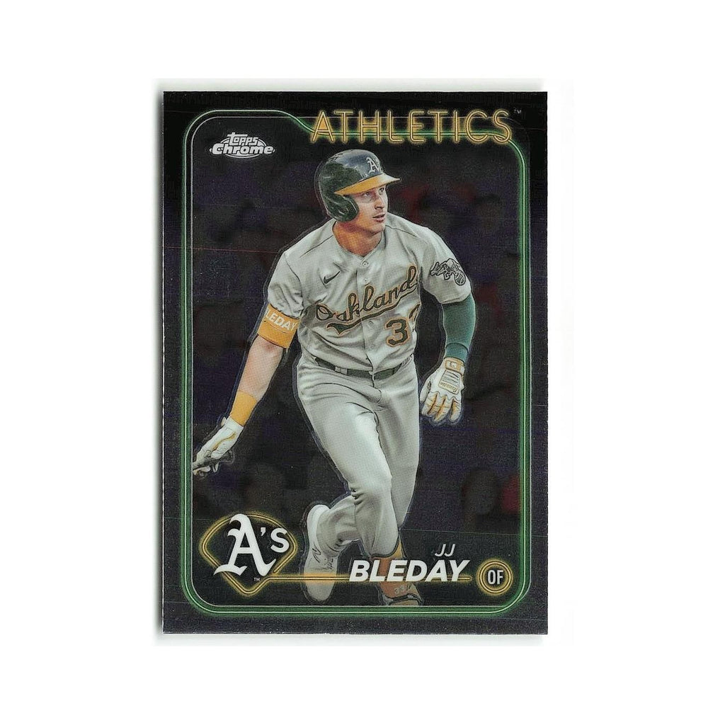 JJ Bleday 2024 Topps Chrome #190 Oakland Athletics Baseball Card NM