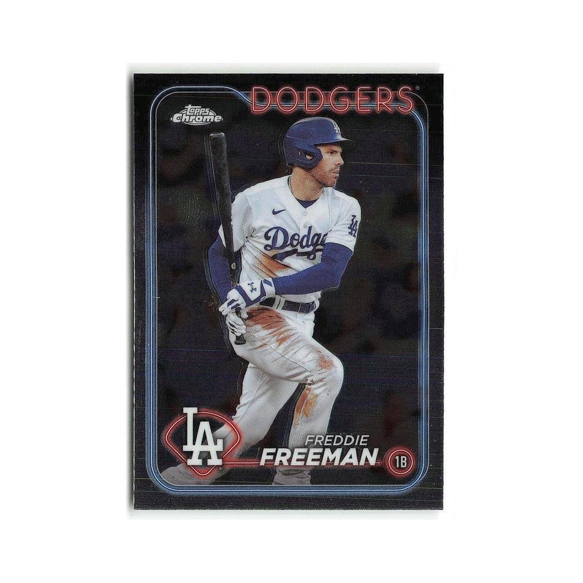 Freddie Freeman 2024 Topps Chrome #4 Los Angeles Dodgers Baseball Card NM