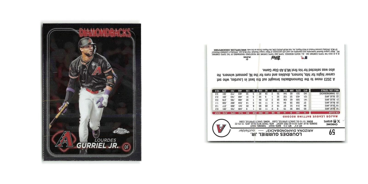 Lourdes Gurriel Jr. 2024 Topps Chrome #59 Arizona Diamondbacks Baseball Card NM