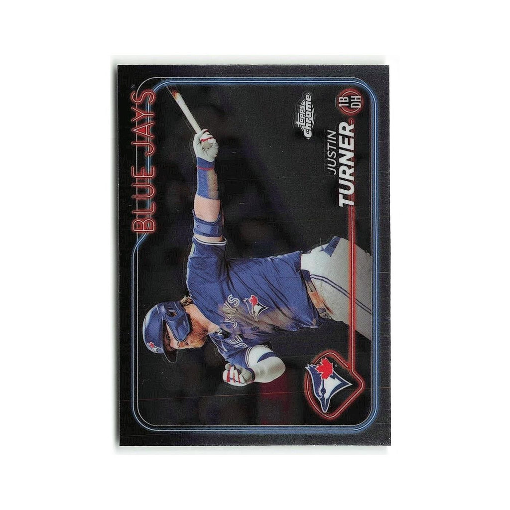 Justin Turner 2024 Topps Chrome #248 Toronto Blue Jays Baseball Card NM