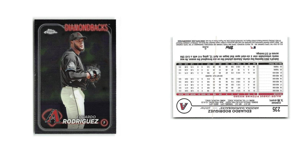 Eduardo Rodriguez 2024 Topps Chrome #235 Arizona Diamondbacks Baseball Card NM