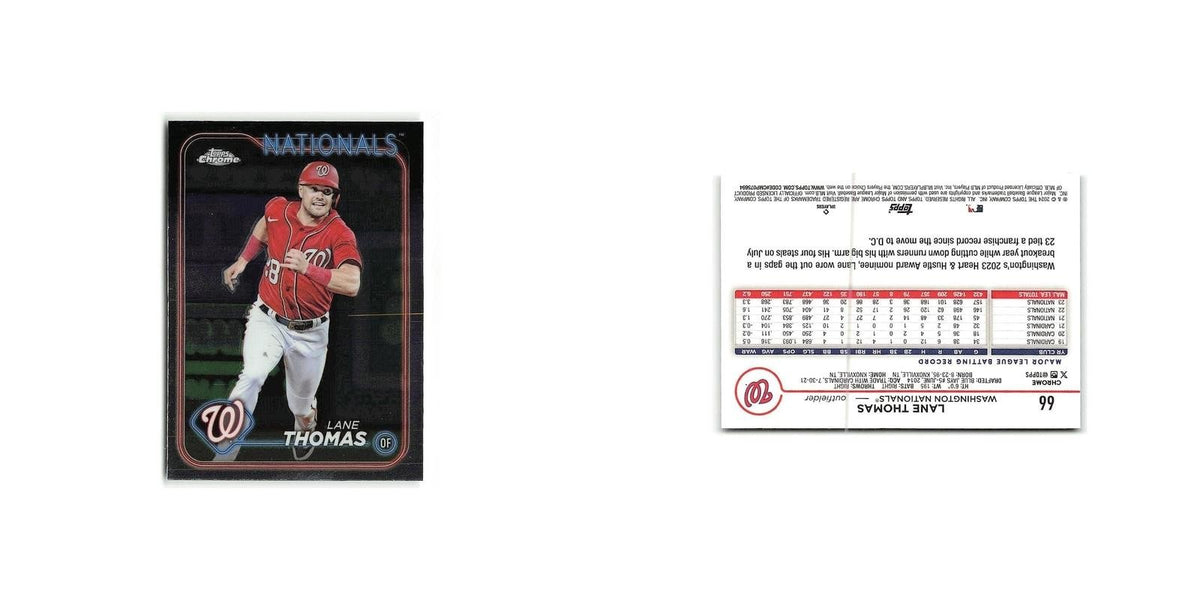 Lane Thomas 2024 Topps Chrome #66 Washington Nationals Baseball Card NM